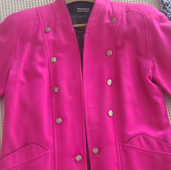 Lutz Teutloff Vintage 80s Wool /Cashmere blend Jacket - Picture 7 of 8